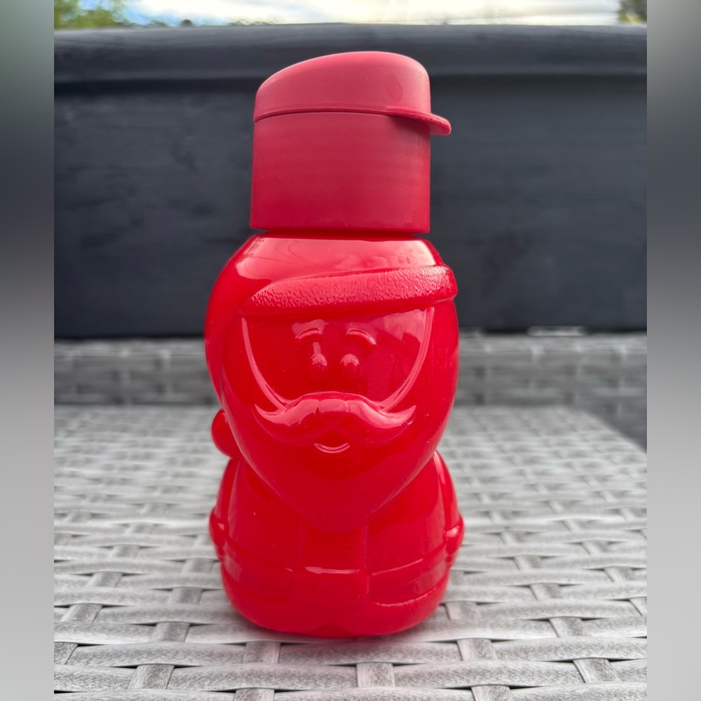 Red Santa Claus Shaped Bottle